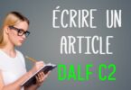 Ecrire un article DALF C2